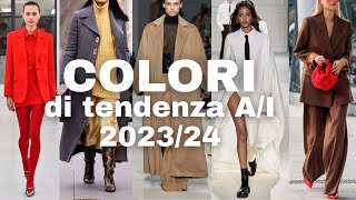 TENDENZE MODA AUTUNNO INVERNO 2023 2024 Come indossare i colori  Isabella Emme [upl. by Slin]