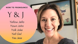 English Pronunciation YELLOW JELLO  YAWN JOHN  YOLK JOKE  YELL GEL  YES JESS  Y amp J Sounds [upl. by Elly583]