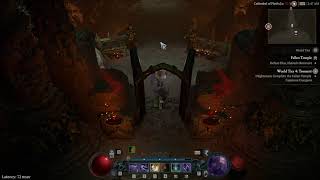 Diablo 4  Tier 4 Capstone Dungeon  Cathedral of Flesh [upl. by Delastre]