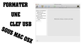 Comment formater une clef USB sous Mac OSX [upl. by Baoj]