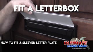 How to fit a sleeved letter plate [upl. by Atived151]