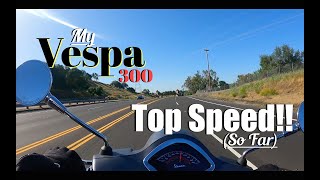 Vespa 2022 GTS 300HPE Top SpeedMinor Mods [upl. by Clute]