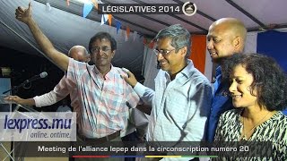 A BeauBassin les candidats Aliphon et Gayan protestent le projet CT Power [upl. by Demeyer223]