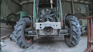 Frontkraftheber mit Frontzapfwelle Eigenbau Fendt Farmer 108s 4 Grundrahmen Aufbau und Anbau [upl. by Derick]