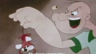 Popeye Bahasa Indonesia  Tidurlah Popeye  Popeye the Sailor Episode 17 [upl. by Adriene]