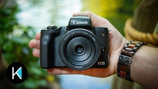 Canon EOS M50 Review  BEST MIRRORLESS CANON SO FAR [upl. by Yelyak]