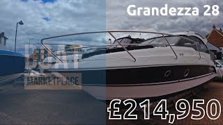 Grandezza 28 Yacht For Sale Boat Tour [upl. by Meredeth116]