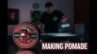 Lockharts Blue LaGoon  UWB Goon Grease Unorthodox Water Based Pomade DEMO [upl. by Boyt]