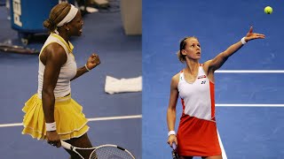 Serena Williams vs Elena Dementieva  2004 LA Year End Championships RR  Highlights [upl. by Gershon]