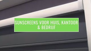 Sunscreens voor huis kantoor en bedrijf [upl. by Nohtiek918]