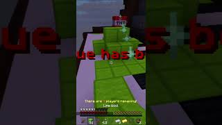 I cant believe i saved my bed minecraftblocksmc bedwars [upl. by Oech]