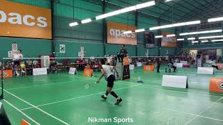 Cheam June Wei Yi Group Elite vs Syafiq Sanusi Jebat Racquet Club [upl. by Hesketh]