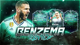 FIFA 22 Bester Stürmer 🤩 Benzema Flashback 🔥 Player Review Ultimate Team [upl. by Isborne]