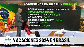 Cuánto cuesta ir de vacaciones a Brasil Estos son los precios en Brasil verano 2024 [upl. by Htedirem]