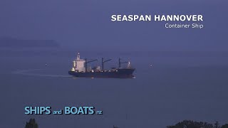 Seaspan Hannover  Container Ship  Auckland New Zealand [upl. by Salazar]