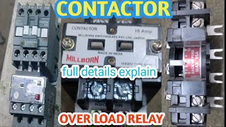 magnetic contactor over load relay magnetic contactor [upl. by Ennove]