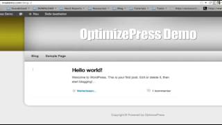 OPTIMIZEPRESS  Hintergrund und Navigation bei OptimizePress einstellen [upl. by Modeste508]