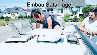 Einbau Vollautomatische Satanlage Selfsat Snipe 4 in einen Kastenwagen [upl. by Amati]