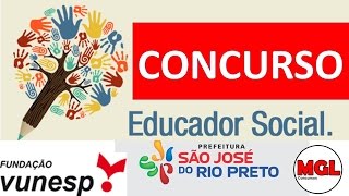 Analise Edital Concurso Educador Social Rio Preto [upl. by Ahcrop]