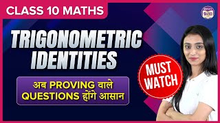 Trigonometric Identities  Class 10  Math  Most Important Questions  Khushbu maam [upl. by Atilef]