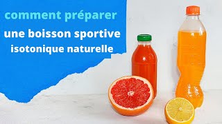 Comment préparer votre propre boisson isotonique pour le sport [upl. by Volotta]