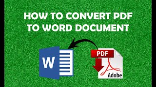 How to convert PDF to Word document free Easy Solution [upl. by Sims]