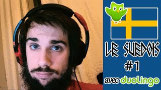 Mon apprentissage du suedois 1 Duolingo [upl. by Wilhide458]