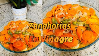 Zanahorias en vinagreEn Escabeche [upl. by Drarej]