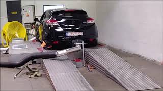 Dyno Megane 3 RS 250 Cup STAGE 2 [upl. by Gorrian]