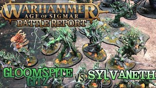 Warhammer Age of Sigmar 2E Battle Report  Sylvaneth vs Gloomspite Gitz [upl. by Sydelle201]