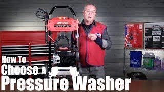 How To Choose The Right Pressure Washer  Buying Guide [upl. by Yenhpad]