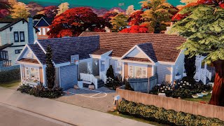 One Story Family Home  The Sims 4 Speed Build [upl. by Barnabe]