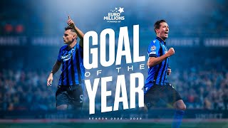 CLUB BRUGGE  GOAL OF THE YEAR SHORTLIST  20222023 [upl. by Eivi288]