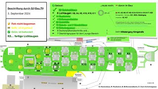 Übersichtsfolien mit K11 Lichtauge Nr 6 ✅  392024  s21 stuttgart21 [upl. by Natala]