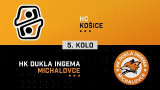 5kolo semifinále HC Košice  HK Dukla INGEMA Michalovce HIGHLIGHTS [upl. by Granthem]