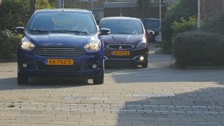 ANWB Dubbeltest Ford KA vs Mitsubishi Space Star 2016 [upl. by Aicertap]