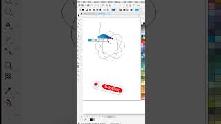 Vector Logo Design Tutorialshorts short [upl. by Amluz36]