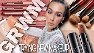 GLOWUP GRWM  Trying New Makeup [upl. by Araiet3]