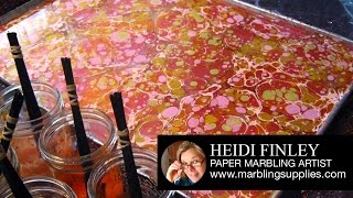 Learn the Art of Turkish Marbling [upl. by Naerol340]