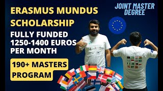 Erasmus Mundus Fully Funded Scholarship in Europe l 12501400 Euro Per Month l Unique Master Program [upl. by Helga]