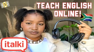 How I make R3500 per week Teaching English Online with no qualifications  How To Teach on iTalki [upl. by Shandie735]