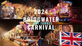 Bridgwater Carnival 2024 I Somerset I UK  Festival  Carnival  Party  History [upl. by Repohtsirhc]