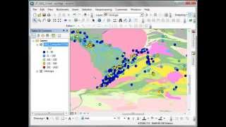 Curso ArcGIS para geólogos Simbología para muestras de superficie [upl. by Mainis]