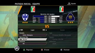 FIFA 11 PS2 Gameplay  Monterrey vs UNAM [upl. by Veriee]