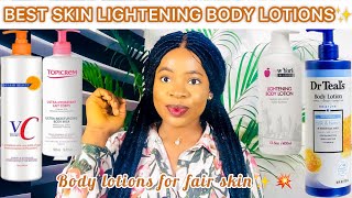 BEST SKIN LIGHTENING BODY LOTION Body Lotion For Fair Skin  Most Effective Fairness Cream [upl. by Ainoval]