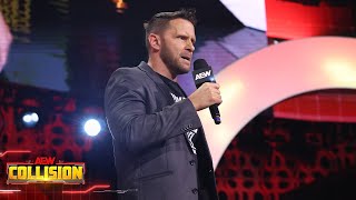 Nigel McGuinness DEMANDS his challenge to be answered  92124 AEW Collision [upl. by Dnomal926]