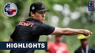 Round 2 Highlights MPO  2024 Texas State Disc Golf Championships [upl. by Launame]