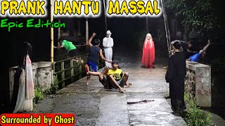 Prank Hantu Massal Part 2  Endingnya Bikin Ngakak  Surrounded by Ghost [upl. by Erodroeht]