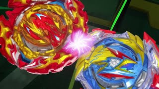 PHOENIX VS VALKYRIE  ULTIMATE VALKYRIE DEFEATED  BEYBLADE BURST DB EPISODE 44 [upl. by Naujahs129]