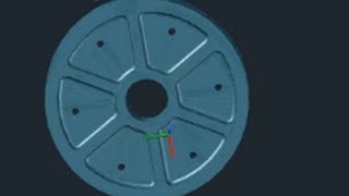 Autocad 2012 Tutoriel Nr 1 en français réalisation dune roue en 2D [upl. by Gladine]